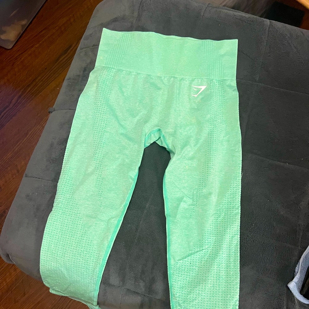 Gymshark Vital Seamless Leggings, size SMALL, turquoise